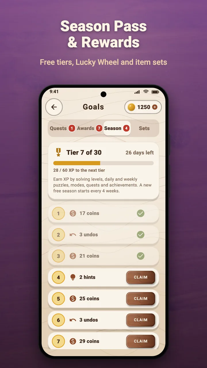 A free 30-tier season pass